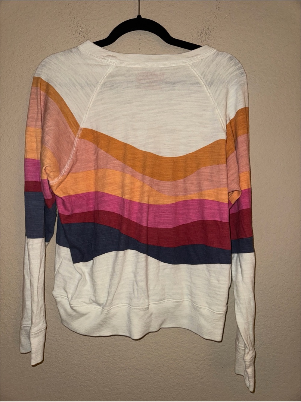 Faherty Soleil Sunwashed Slub Crewneck Size Medium - Picture 4 of 6